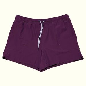 Allbirds Wm’s Natural Run Merino Wool Blend Short In Aubergine Sz L